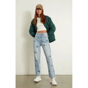 PacSun Eco Butterfly Dad Jeans Denim Size 26